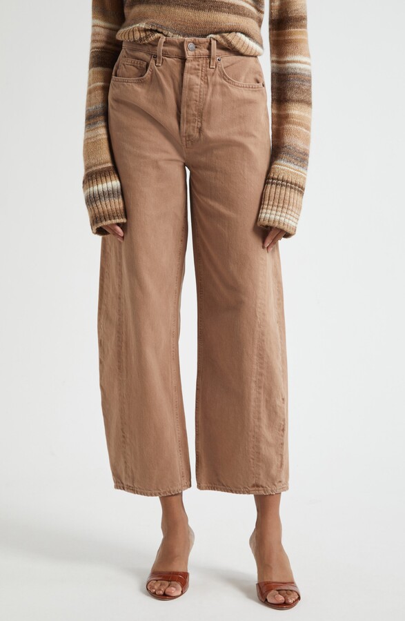 Veronica Beard Ryder High Waist Barrel Leg Jeans