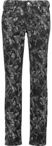 Thumbnail for your product : Versace Versus Printed Mid-Rise Slim-Leg Jeans