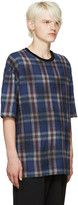 Thumbnail for your product : Lanvin Blue Wool Plaid T-Shirt