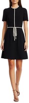 Thumbnail for your product : Ahluwalia Embellished-Trim Stretch Crepe Dress