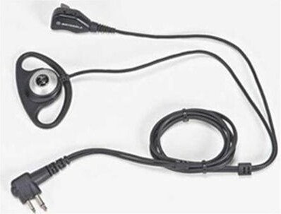 Earpiece, Black, 48 In. L
