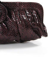 Thumbnail for your product : Rafe New York Multi-Color Emossed Leather Pewter Tone Hardware Clutch Medium