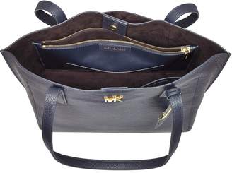 Michael Kors Pebbled Leather Ana Medium Ew Bonded Tote Bag