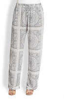 Thumbnail for your product : Zimmermann Rayon Drawstring Pants