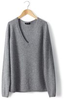 Thumbnail for your product : La Redoute R essentiel Long-Sleeved V-Neck Cashmere Wool Sweater