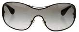 Thumbnail for your product : Prada Rimless Shield Sunglasses