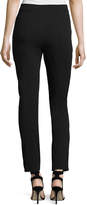 Thumbnail for your product : St. John Fine Stretch Twill Skinny Pants, Black