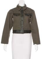 Thumbnail for your product : Damir Doma Jurua Leather-Trimmed Jacket w/ Tags