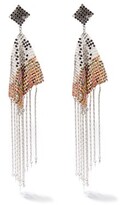 Thumbnail for your product : Etro Paisley-print Chainmail Drop Earrings - Multi