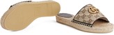 Thumbnail for your product : Gucci Women's GG matelasse canvas espadrille sandal