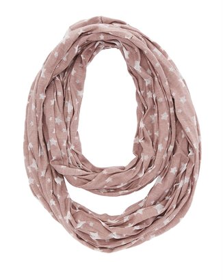 Charlotte Russe Burnout Star Infinity Scarf
