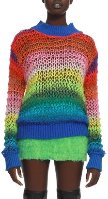 AGR Openwork Rainbow Sweater