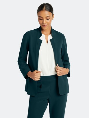 teal blazer womens