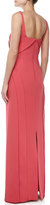 Thumbnail for your product : J. Mendel Sleeveless Bias-Front Silk Gown, Strawberry