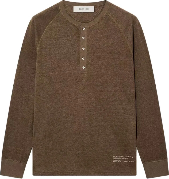 Golden Goose buttoned round-neck T-shirt
