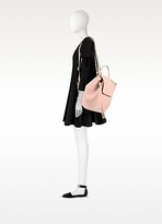 Thumbnail for your product : N°21 Nude Leather Backpack w/Canvas Shoulder Straps