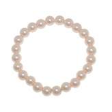 Thumbnail for your product : House of Fraser Lilli & Koe Pink Faux Pearl Stretch Bracelet