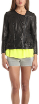 Thumbnail for your product : 3.1 Phillip Lim Moto Leather Ruffle Jacket