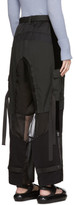 Thumbnail for your product : Sacai Black Combo Cargo Trousers