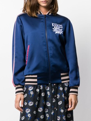 Kenzo Embroidered Detail Bomber Jacket