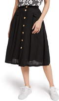 Thumbnail for your product : ModCloth Pleat Midi Skirt