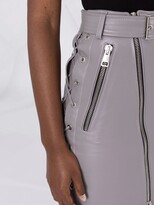 Thumbnail for your product : Manokhi Celine leather pencil skirt
