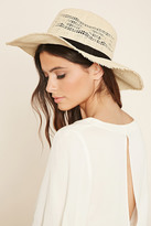 Thumbnail for your product : Forever 21 FOREVER 21+ Woven Floppy Straw Hat