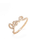 Thumbnail for your product : BaubleBar Cursive Pavé Love Ring