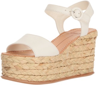 dolce vita white wedges