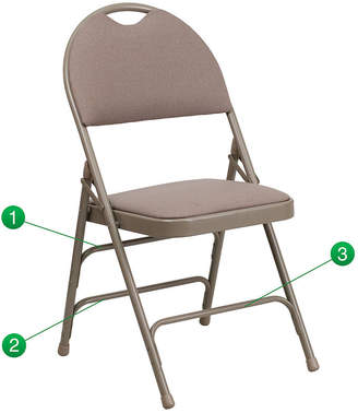 FLASH FURNITURE Large Folding Chair