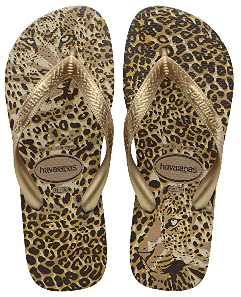 havaianas luna sandals olive rose gold