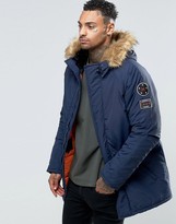 Thumbnail for your product : Hero's Heroine Heros Heroine Parka With Faux Fur Hood