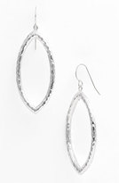 Thumbnail for your product : Simon Sebbag Hammered Open Marquise Drop Earrings
