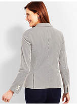 Thumbnail for your product : Talbots Stripe Blazer with Corsage