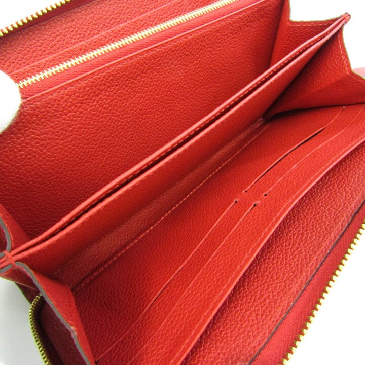 Louis Vuitton Portefeuille Zippy Red Canvas Wallet (Pre-Owned)