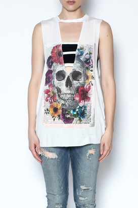 The Classic Floral Skull Tee