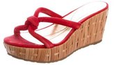 Thumbnail for your product : Kate Spade Suede Slide Wedge Sandals