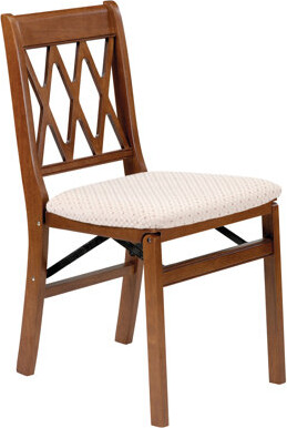 Charlton Home Garyn Cross Back Folding Side Chair