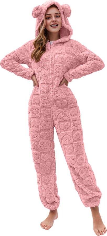 Womens Tops Onesie Pajamas for Women Butt Flap ShopStyle Pyjamas