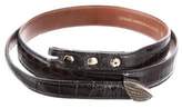 Thumbnail for your product : Kieselstein-Cord Alligator Belt Strap