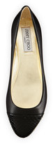 Thumbnail for your product : Jimmy Choo Waine Snake-Toe Ballet Flat, Black
