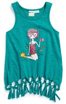 Thumbnail for your product : Roxy 'Surf Brink' Fringed Tank Top (Toddler Girls, Little Girls & Big Girls)