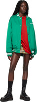 Thumbnail for your product : we11done Khaki Check Miniskirt