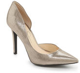 Thumbnail for your product : Jessica Simpson Claudette Metallic Pointed-Toe d'Orsay Pumps