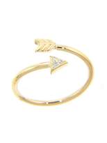 Thumbnail for your product : Campise Diamond Arrow Twist Ring