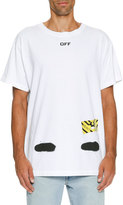 Thumbnail for your product : Off-White Spray-Paint Logo T-Shirt, White/Black