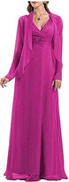 Thumbnail for your product : Botong Women's 3 PC Lavender Lace Bodice Chiffon Outfit Pants Suits for Mother of The Bride Plus Size Evening Gowns Lavender UK20