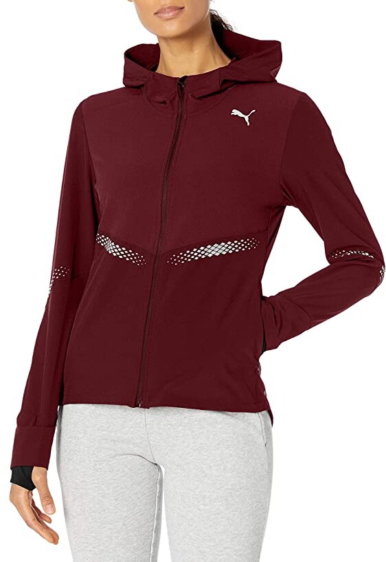 puma women's hooded sweat jacket