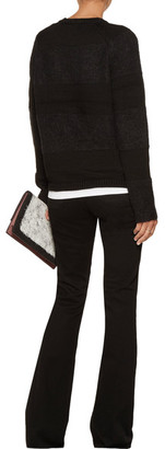 J Brand Rodeo Paneled Knitted Sweater