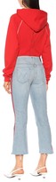 Thumbnail for your product : Mother Insider Crop Step Fray flared jeans